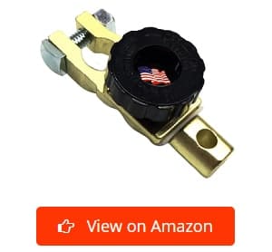 Plated Copper Switch 400A Battery Link Terminal Quick Disconnect Switch Battery Master Disconnect Switches for Cars Boats Trucks RVs 
