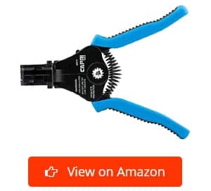 MulWark 3 in 1 Automatic Self Adjusting Wire Stripper/Cutter/Crimper, 8  Inch Multi Pliers For Electrical Wire Stripping, Cable Cutting, Crimping  Tool