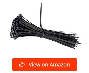 4.8 mm x 200 mm-noir-non-Communicable Wire Tidy Zip Tie * 500 Attaches De Câbles 