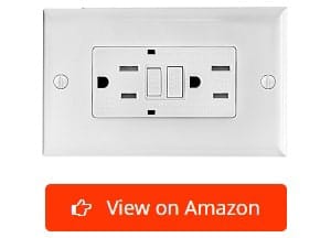 2-Pack PROCURU 15A Tamper Resistant GFCI Receptacle Outlet with Plate & Screws