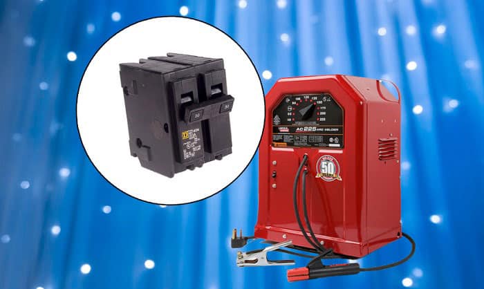 what size breaker for lincoln 225 arc welder