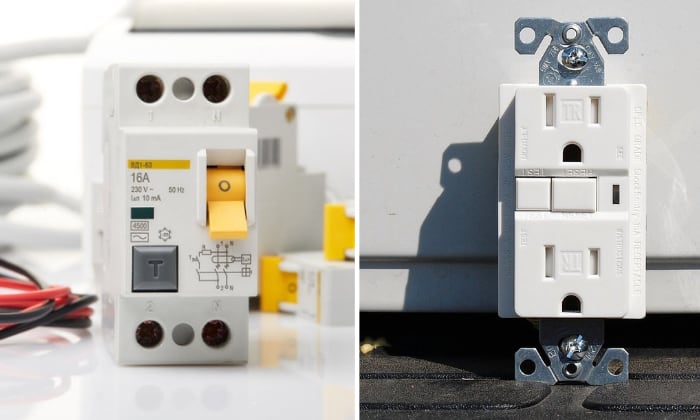 GFCI circuit breaker vs GFCI receptacle