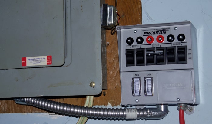 how to use a generator transfer switch
