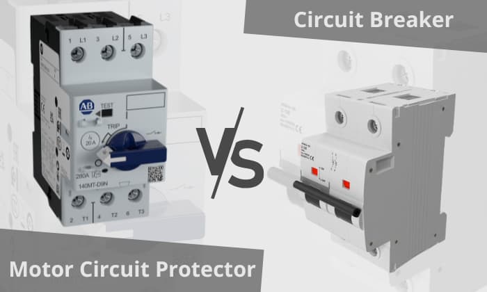 motor circuit protector vs circuit breaker