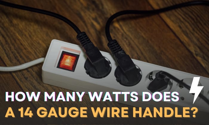 how many watts can a 14 gauge extension cord handle