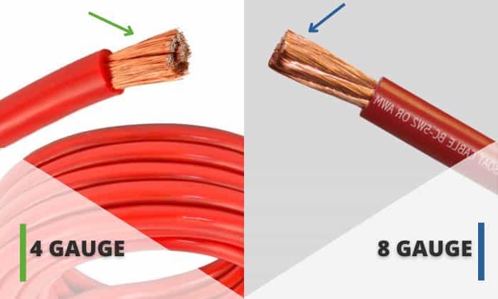 4 gauge vs 8 gauge