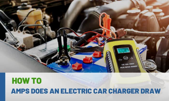 how many amps does an electric car charger draw