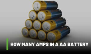 how many amps in a AA battery