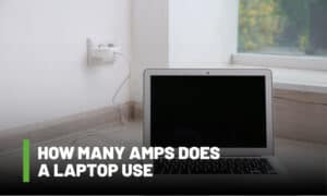 how many amps does a laptop use