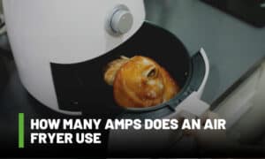 how many amps does an air fryer use