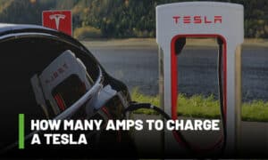 how many amps to charge a tesla