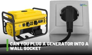 can you plug a generator into a wall socket