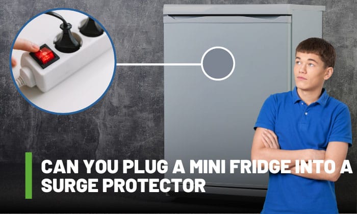 can you plug a mini fridge into a surge protector