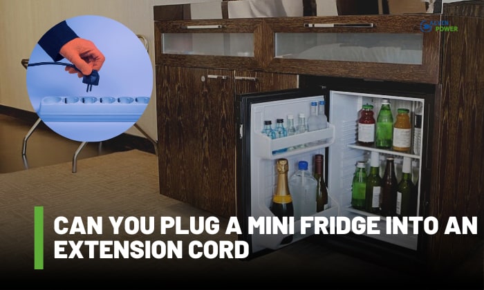 can you plug a mini fridge into an extension cord