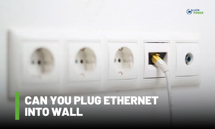 can you plug ethernet into wall