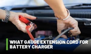 what gauge extension cord for battery charger