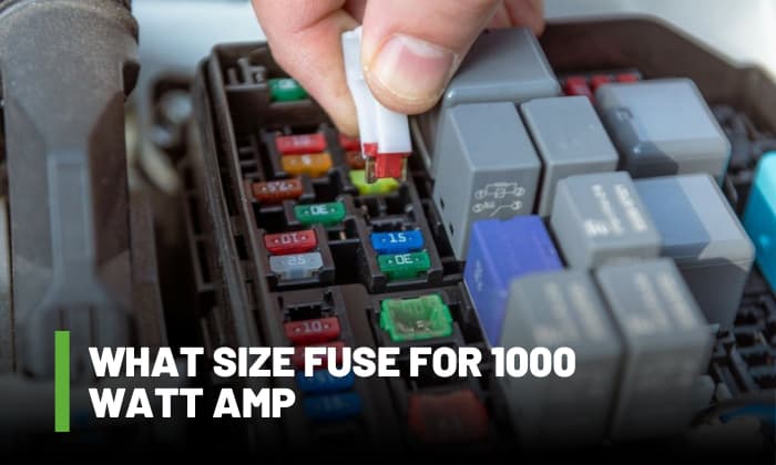 what size fuse for 1000 watt amp