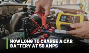 how long to charge a car battery at 50 amps