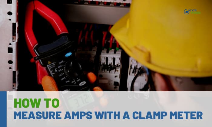 how to measure amps with a clamp meter