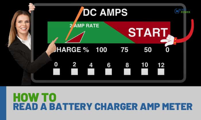 how to read a battery charger amp meter