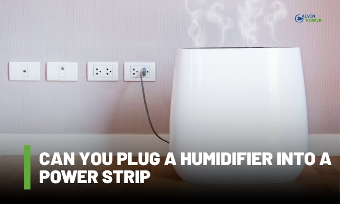 can you plug a humidifier into a power strip