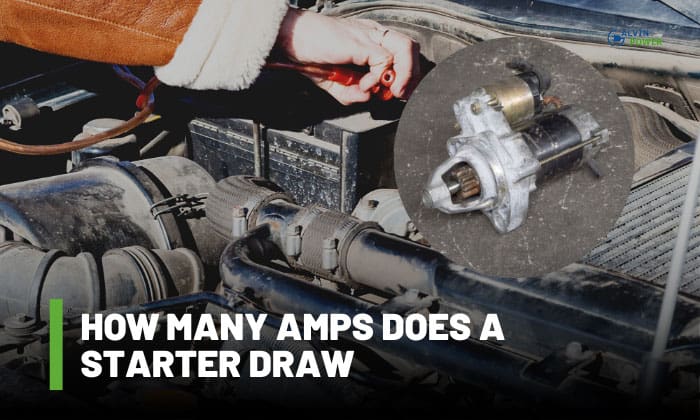 how many amps does a starter draw