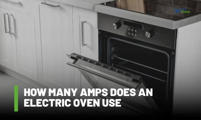 how many amps does an electric oven use
