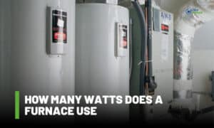 how many watts does a furnace use