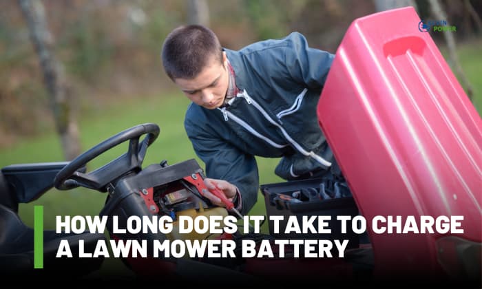 how long does it take to charge a lawn mower battery