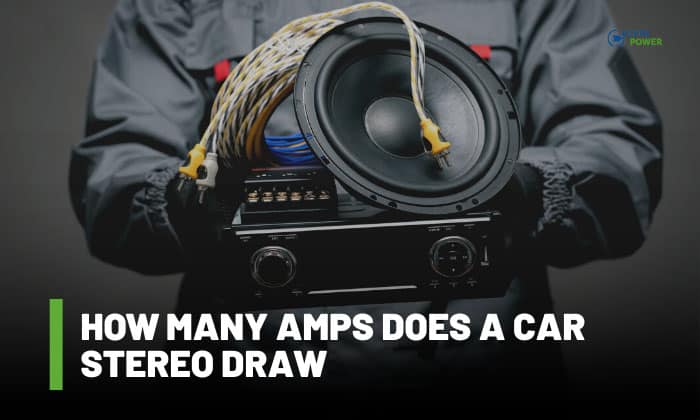 how many amps does a car stereo draw