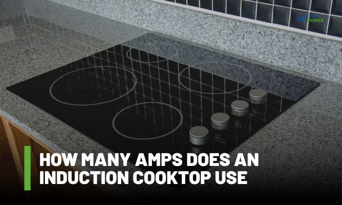 how many amps does an induction cooktop use