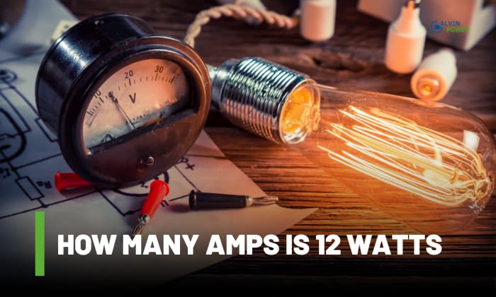 how many amps is 12 watts