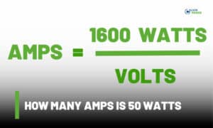how many amps is 1600 watts