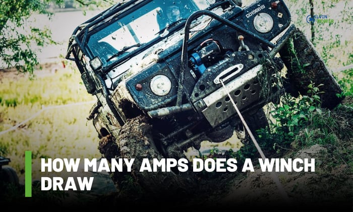 how many amps does a winch draw