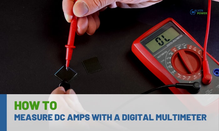 how to measure dc amps with a digital multimeter