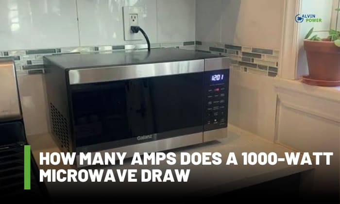 How Many Amps Doest a 1000 Watt Microwave Draw