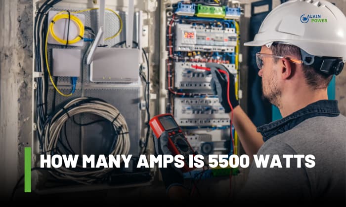 How Many Amps Is 5500 Watts