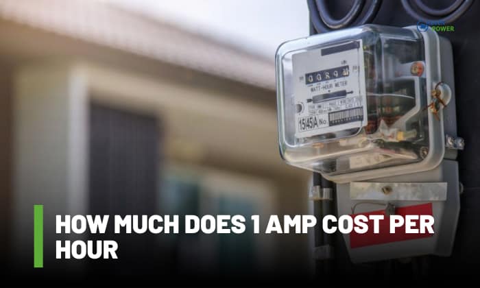 How Much Does 1 Amp Cost Per Hour