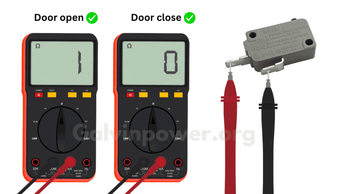 check-door-interlock-switch-with-multimeter