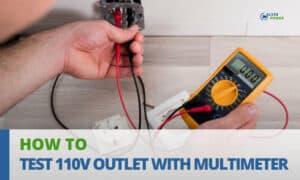 how to test 110v outlet with multimeter