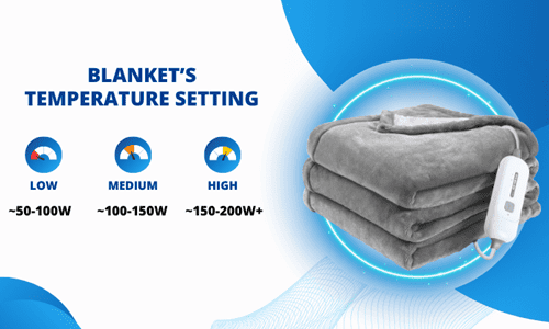 electric-blanket-wattage-by-setting