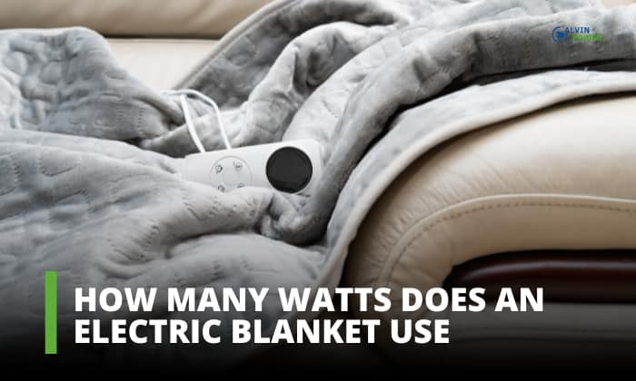 how many watts does an electric blanket use