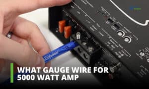 what gauge wire for 5000 watt amp